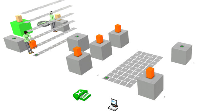 DUALIS Factory Simulation Partner - Statistics Report Module Add-On to create simple 3D layouts without specific knowledge