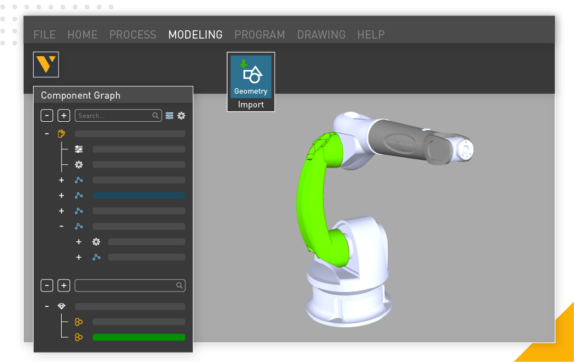 Visual Components Component Modeling of CAD imported files Visual Components Component Modeling of CAD imported files
