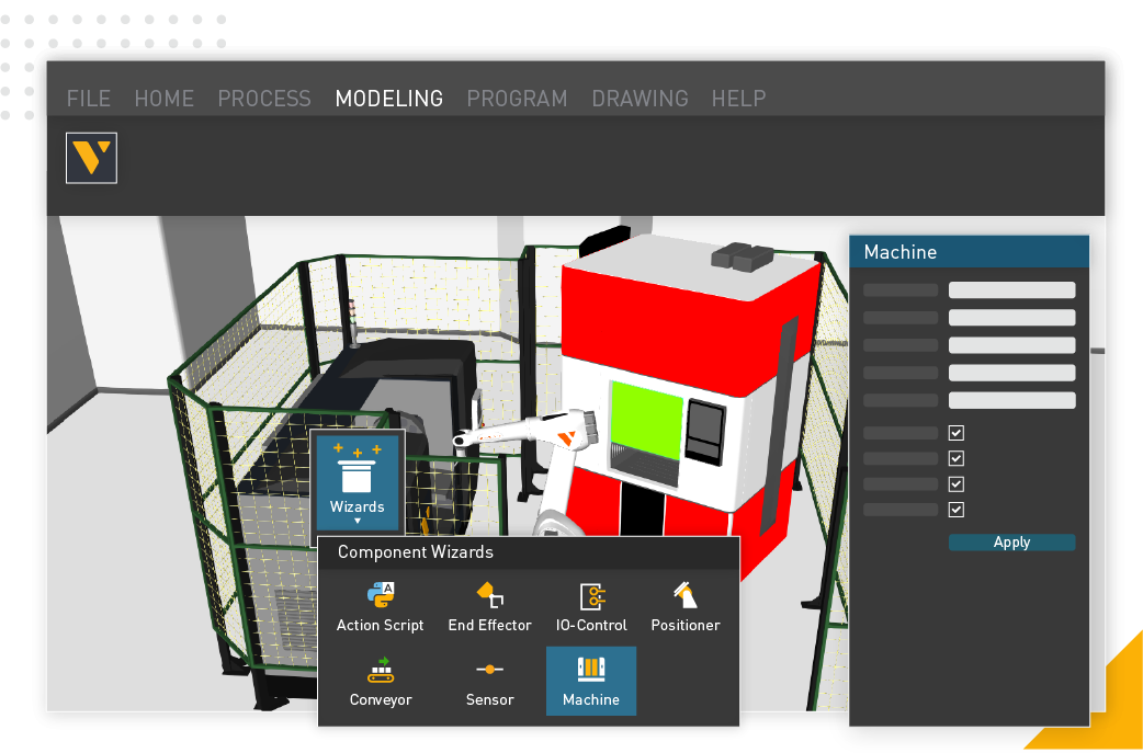 Visual Components Component Modeling With Wizard help function Visual Components Component Modeling With Wizard help function