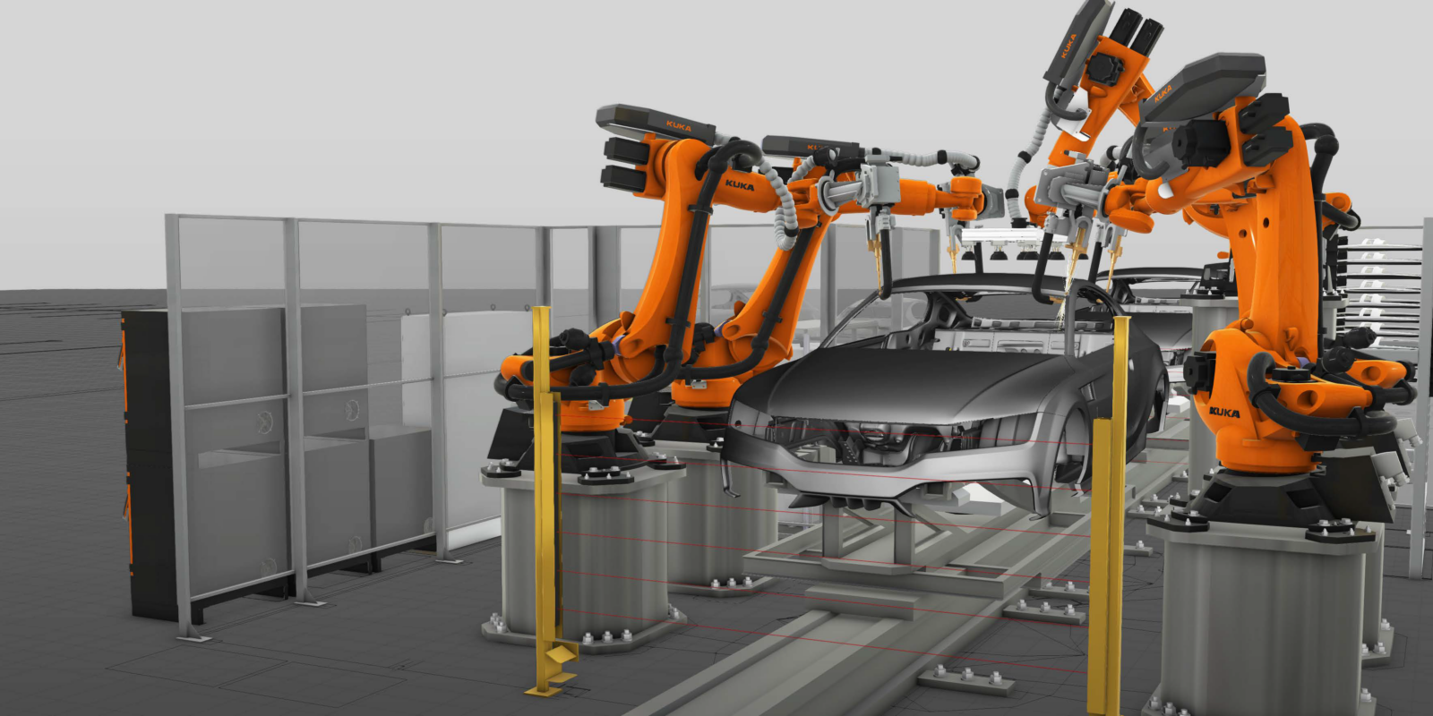 Visual Components Kuka Robotic Layout Visual Components Kuka Robotic Layout