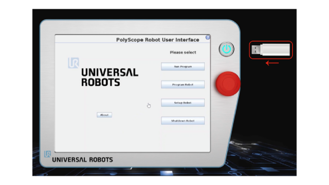 Polyscope robot best sale user interface