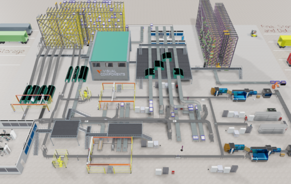 Extensive Production Line Simulation with Visual Components Extensive Production Line Simulation with Visual Components